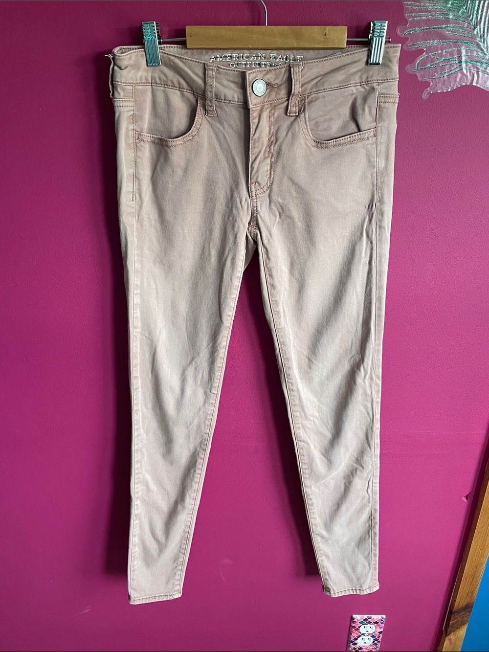 🦅AE Jeggings  - mauve💕